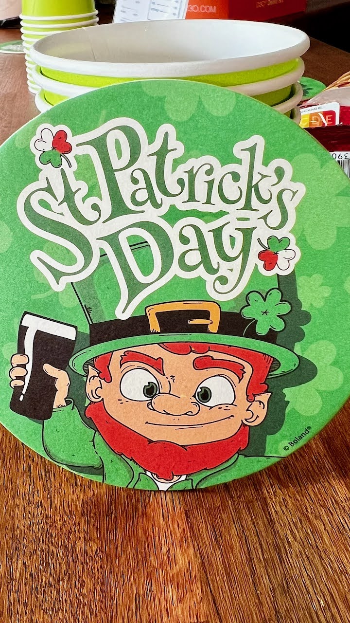 Saint Patrick, le 16 mars